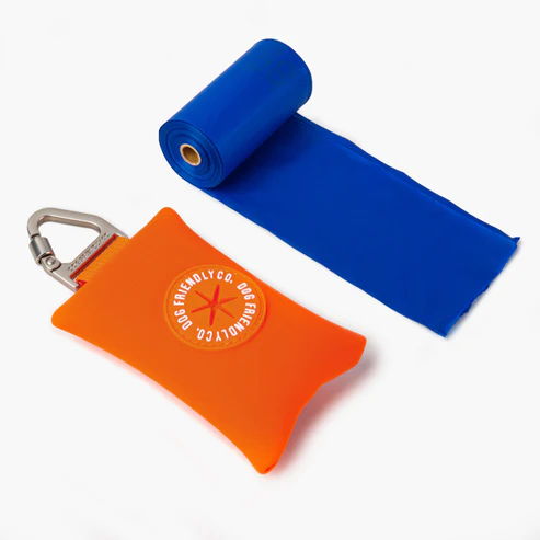 Dog Poop Bag Holder Hi-Vis Orange img 2