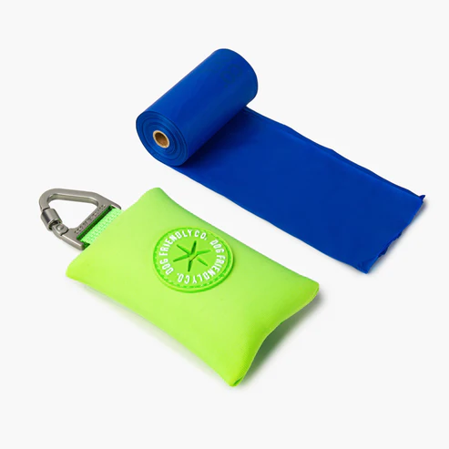 Dog Poop Bag Holder Neon Green img 2